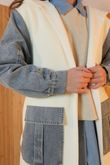 Park Avenue Knit Belted Jacket Ecru /20=